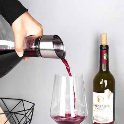 eingebauter Wein 53oz, der Pourer, Wein-Flaschen-Dekantiergefäß für Chrismas mit Kohlensäure durchsetzt fournisseur