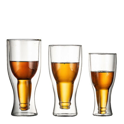 Borosilicat-doppel-wandige Trinkgläser, Pong-Schalen Bier des freien Raumes wiederverwendbare fournisseur