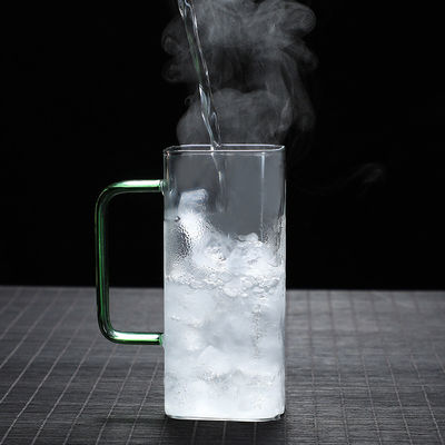 Hitzebeständige einzelne Wand-Kaffeetassen, starke kleine Glasschalen mit Griffen fournisseur