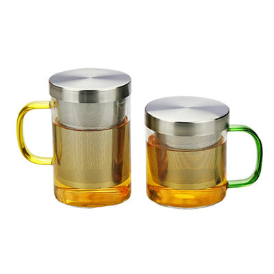 Kalte Gebräu-Tee-Hersteller-Glastee Infuser-Schalen-Kapazität 300ml/400ml für Haus fournisseur