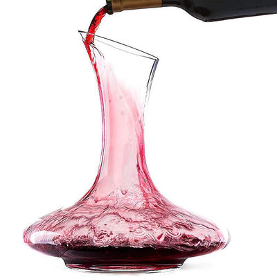Personifizierte Kristallglas-Wein-Dekantiergefäß-Kapazität mundgeblasenes 1200ml/1800ml fournisseur