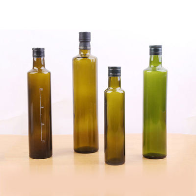 Nahrungsmittelgrad-Antiken-Olivenöl-Flasche, Essig-bleifreie Glassoßen-Flaschen fournisseur