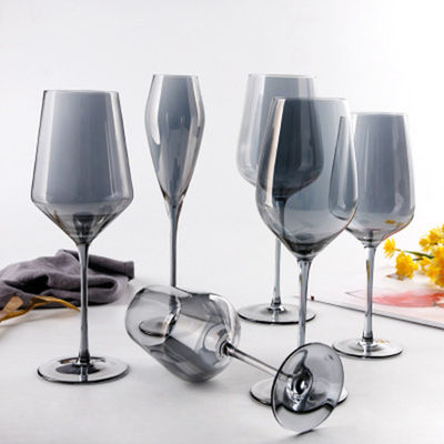 Klassischer langer Stamm-rauchige Kristallwein-Gläser mit Dekantiergefäß-Nahrungsmittelgrad fournisseur