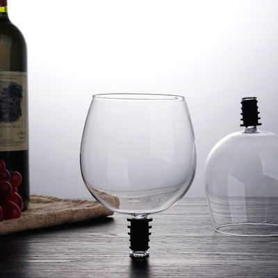 Wein-Glas des Borosilicat-16oz, Deckel-Getränk-gerade Weinprobe-Gläser fournisseur