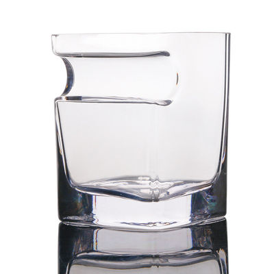 Zigarren-Kristallwein-Glas-Schalen-Doppelt-altmodische starke Unterseite für Whisky fournisseur