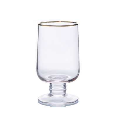 Goldkanten-Silber-handgemachte Wein-Gläser, Weinlese-Hochzeits-Sektkelche fournisseur