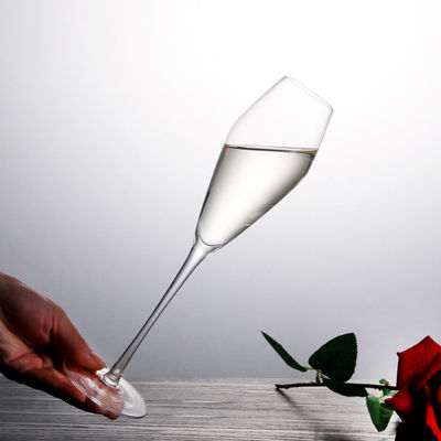 Luxuskristallwein-Glas-langstielige bleifreie Sektkelch-Gläser fournisseur