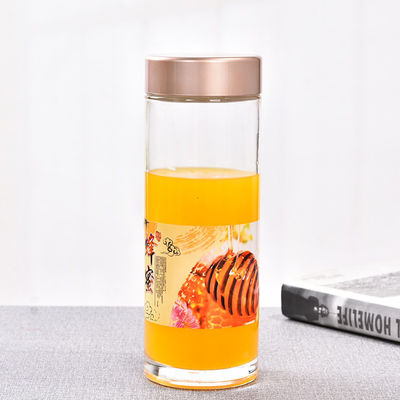 Kleines Kristallglas-Honig-Glas mit Plastikdeckel Eco freundlichem SGS genehmigt fournisseur