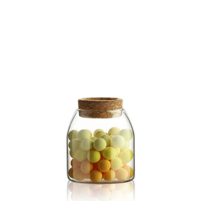 Transparenter Borosilicat-Nahrungsmittelspeicher-luftdichtes Glasgefäß fournisseur