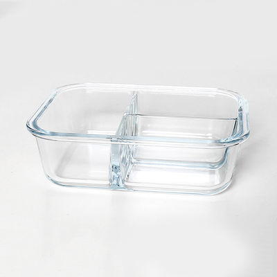 Stapelbarer Glasbehälter 1040ml 35oz nahrungsmittelmit Deckeln fournisseur