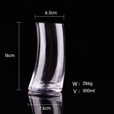 LFGB-Horn formte mundgeblasene Glas-Schale des Bier-500ml fournisseur
