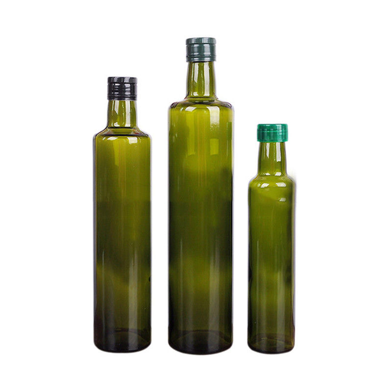Starke Wand-Olivenöl-Tropfflasche, dauerhafte runde/Quadrat-Olivenöl-Flasche fournisseur