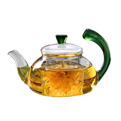 Teekanne des glatten Oberflächenklarglas-Teekannen-Glaskessel-modernes 600ml/20oz fournisseur