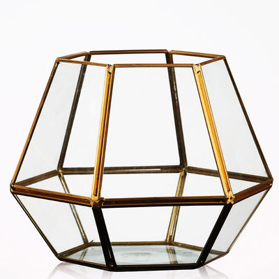 Moderner Tischplatten-Dekor Glas-Blumen-Anzeigen-Vase Homeware geometrischer Terrarium-DIY fournisseur