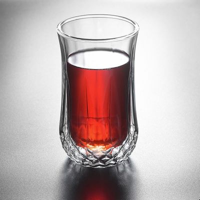 Whisky-Trommel-doppel-wandige Glasschalen-Kondensations-beständiges kundengebundenes Logo fournisseur
