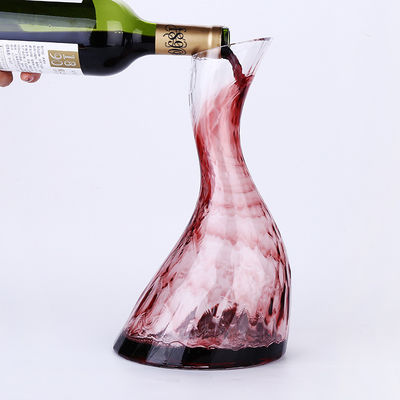 Kundengebundene handgemachte Glasalkohol-Dekantiergefäße, Rotwein-Belüftungsanlage Lightweght fournisseur