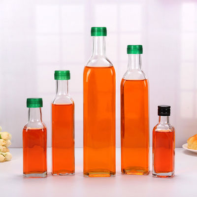 Tragbare Küchen-Speicher-Flasche, Siegelkappen-kleine Glasflaschen für Olivenöl fournisseur