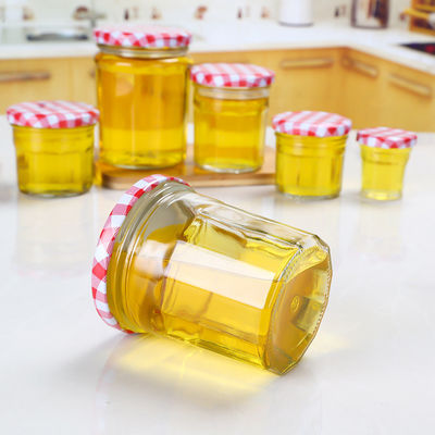 Kunden-Entwurfs-Glasstau-Glas-Vakuum für Honig-Schrauben-Deckel-rundes geformtes fournisseur