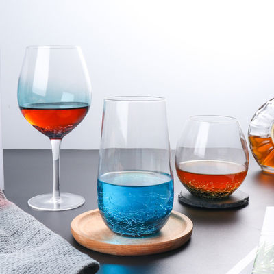620ml handgemachter klarer bleifreier Crystal Wine Glasses fournisseur