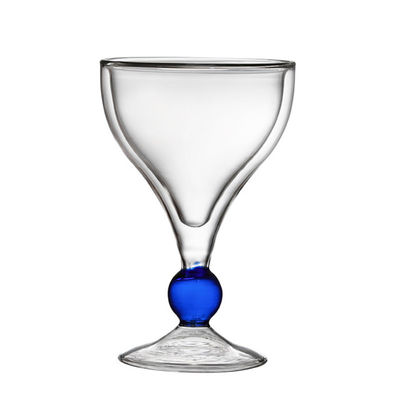 Kundenspezifische doppel-wandige Isolierglas-Schale des borosilicat-200ml fournisseur