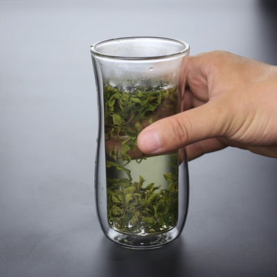 Doppelwandige Glas-türkische Tee-Schalen des Borosilicat-350ml fournisseur