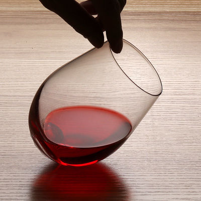Gläser des FDA-Getränkemundgeblasene Stemless Wein-375ml fournisseur