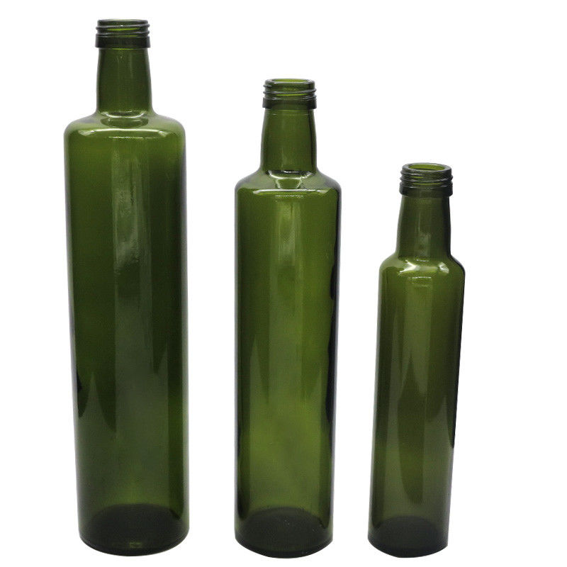 Schwarze Überwurfmutter-Glas- Olivenöl-Flaschen-Stahl-Pourer kundengebundene Kapazität fournisseur