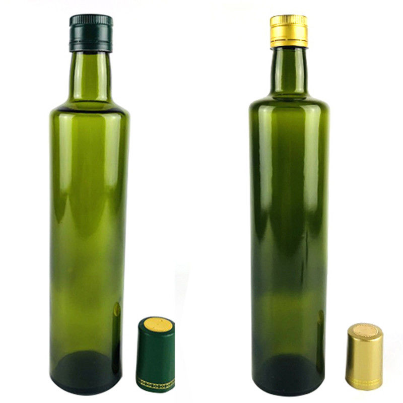 Kein Tropfenfänger-Düsen-runder Glasolivenöl-Flaschen-Staub-Beweis Soem-Vorfeldwartungsdienst fournisseur